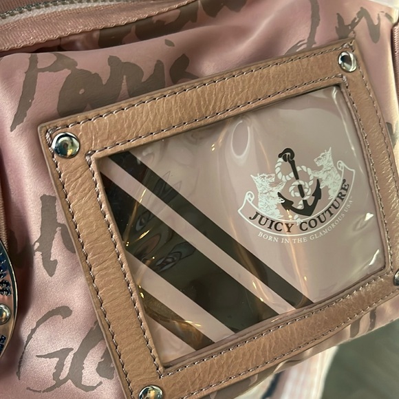 Juicy Couture 2010 Pink Satin Rare Photoshoot Bag with Tags-Never Carried - Picture 9 of 16